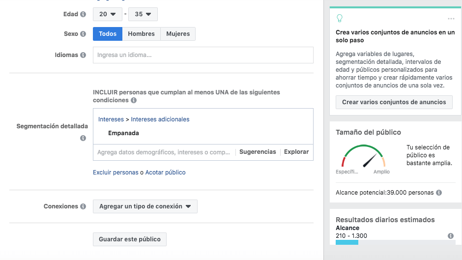 alcance potencial - marketing digital para restaurantes