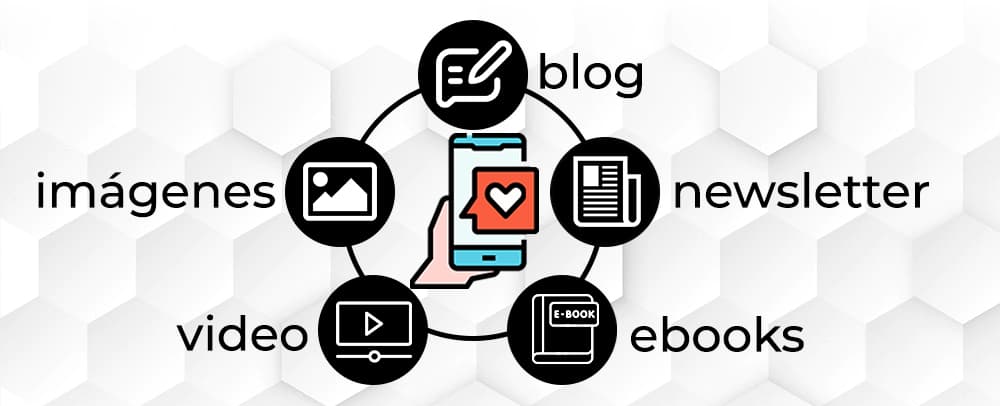 ¿Cuál es el contenido más usado en medios digitales?