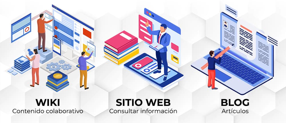 Qué diferencia hay entre un wiki, un blog y un sitio web